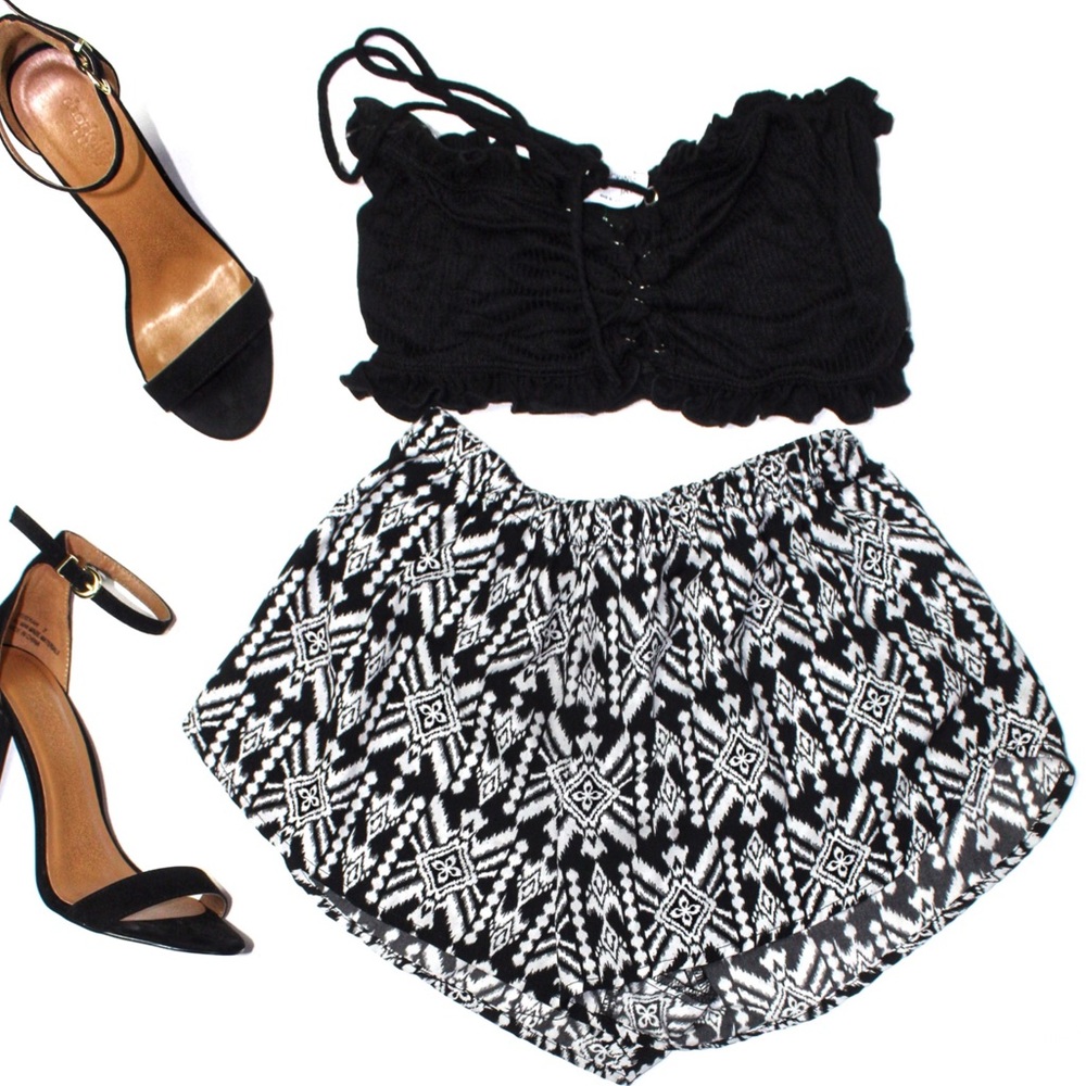 Aztec Printed Shorts
